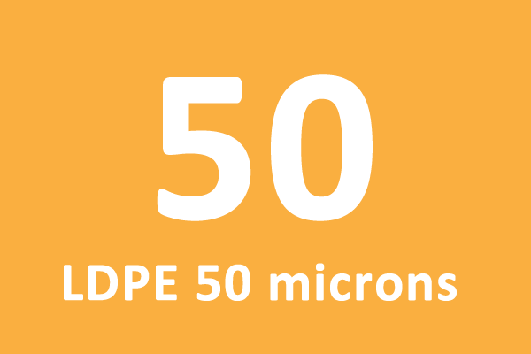 rubalise en LDPE 50 microns